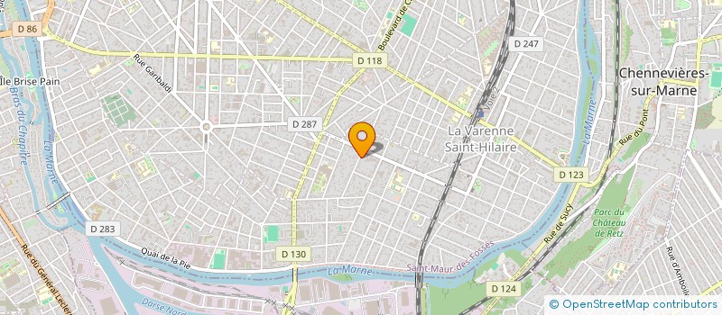 localisation de l'entreprise BLUE SCREEN à SAINT-MAUR-DES-FOSSES