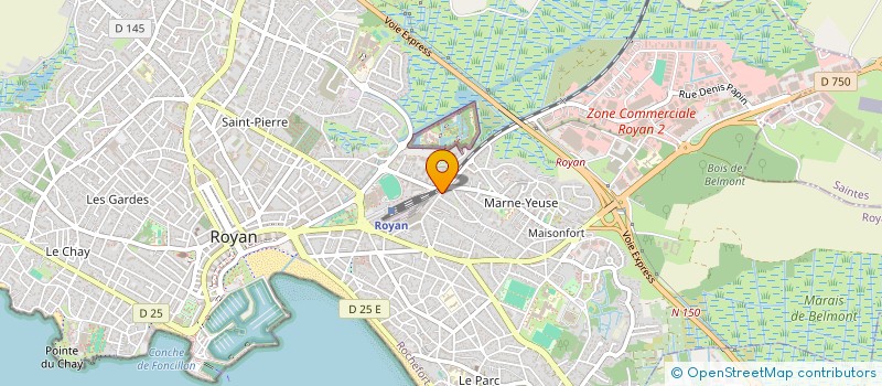 localisation de l'entreprise BLUE SEA DRIVER  ROYAN