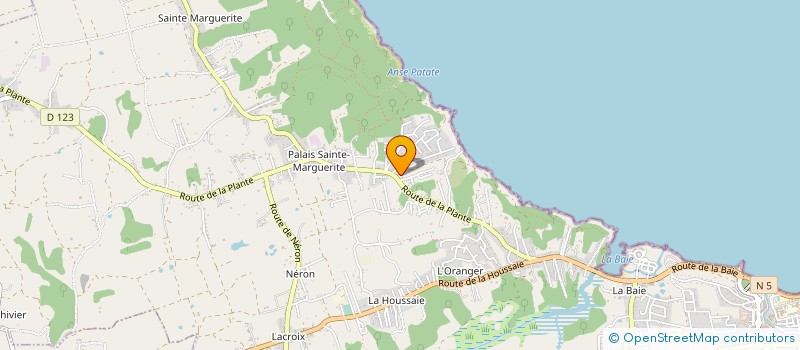 localisation de l'entreprise BLUE SECRET à LE MOULE