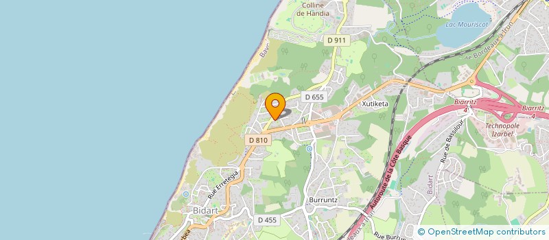 localisation de l'entreprise BLUE SHACK IMMOBILIER  BIDART