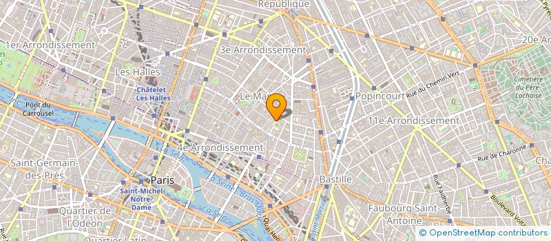 localisation de l'entreprise BLUE SKINCARE  PARIS