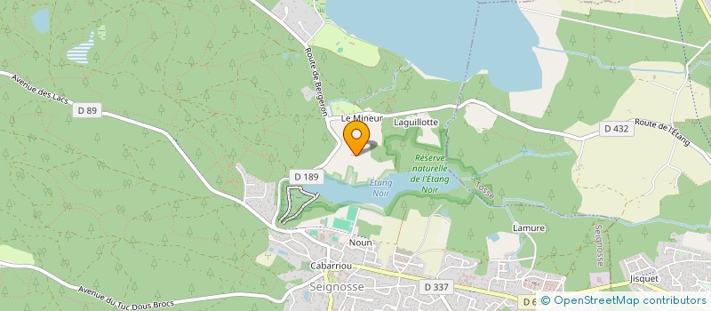 localisation de l'entreprise BLUE SKY  SEIGNOSSE