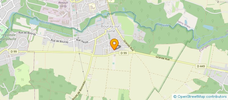 localisation de l'entreprise BLUE SKY  BOURAY-SUR-JUINE