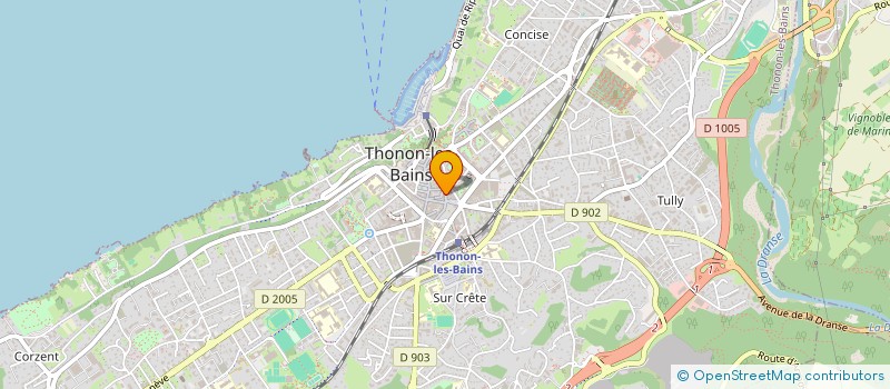 localisation de l'entreprise BLUE SKY  THONON-LES-BAINS