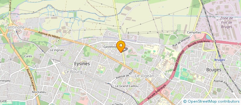 localisation de l'entreprise BLUE SOLAR HORIZONS  EYSINES