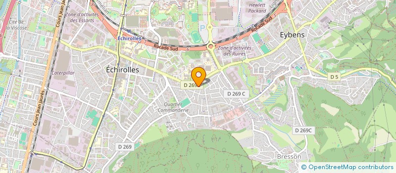 localisation de l'entreprise BLUE SPARK CREATIONS  ECHIROLLES