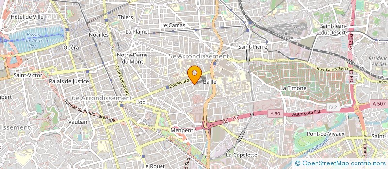 localisation de l'entreprise BLUE SPIRIT à MARSEILLE