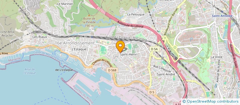 localisation de l'entreprise BLUE STAR à MARSEILLE
