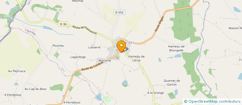 localisation de l'entreprise BLUE STAR  GAZAUPOUY