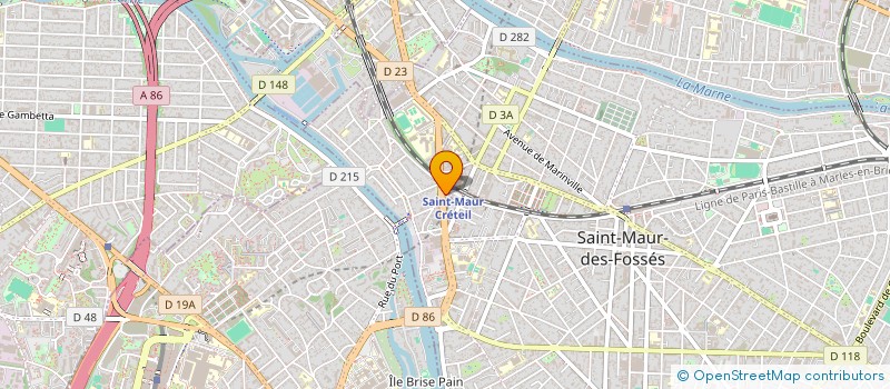 localisation de l'entreprise BLUE STAR à SAINT-MAUR-DES-FOSSES