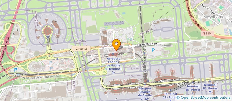 localisation de l'entreprise BLUE STARDUST  TREMBLAY-EN-FRANCE