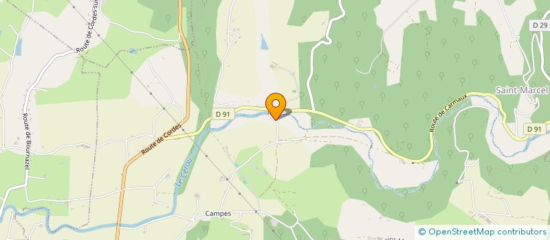 localisation de l'entreprise BLUE STREET  SAINT-MARCEL-CAMPES