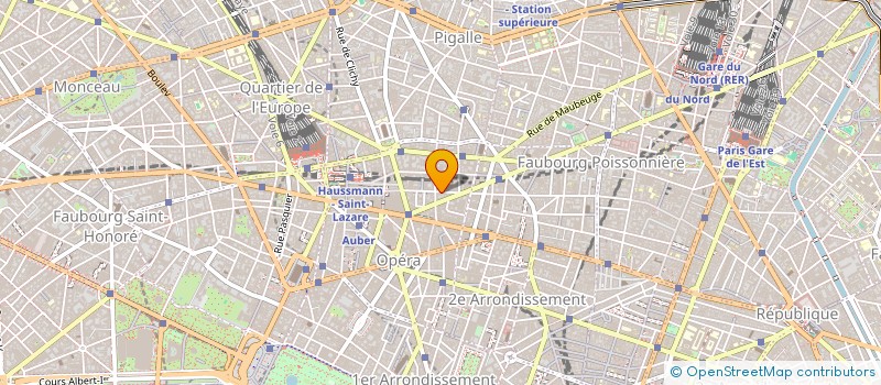 localisation de l'entreprise BLUE SUN  PARIS