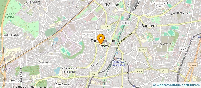 localisation de l'entreprise BLUE SUN AFRICA à FONTENAY-AUX-ROSES