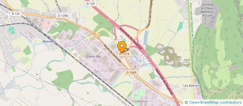 localisation de l'entreprise BLUE SUNSET  SAINT-JEAN-DE-MOIRANS