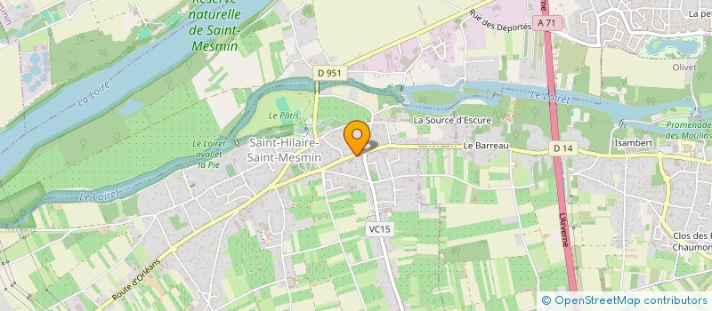 localisation de l'entreprise BLUE TROIS à ARDON