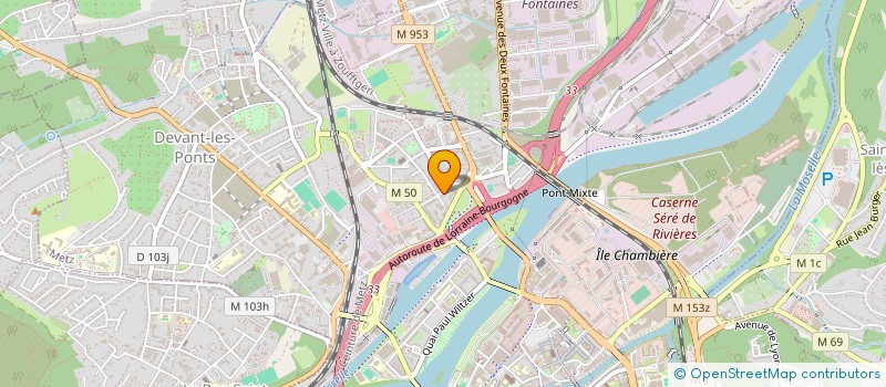 localisation de l'entreprise BLUE TURQUOISE  METZ