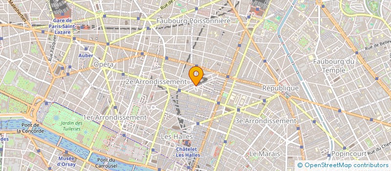 localisation de l'entreprise BLUE VELVET  PARIS