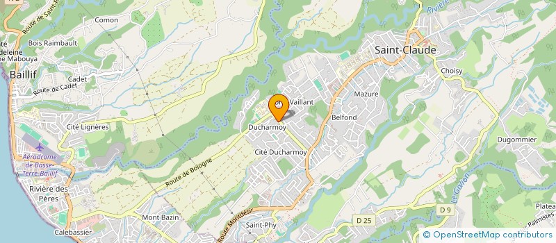 localisation de l'entreprise BLUE VIDANGE & CURAGE à SAINT-CLAUDE