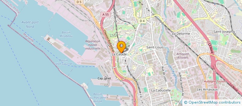 localisation de l'entreprise BLUE WASH  MARSEILLE