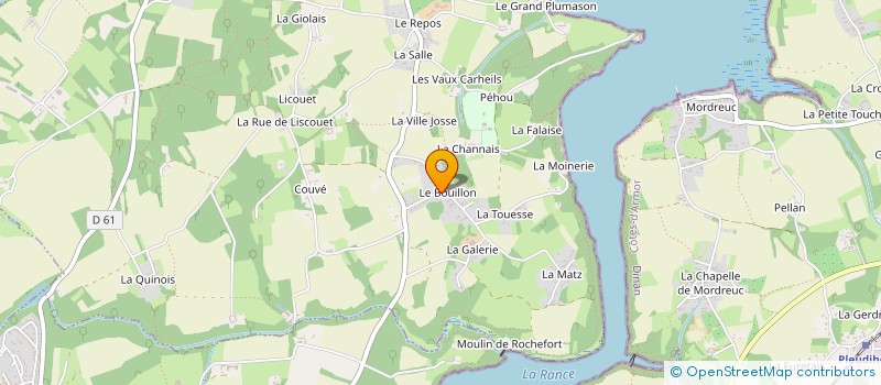 localisation de l'entreprise BLUE WEST ENFANTS LA SAUVAGINE  PLOUER-SUR-RANCE