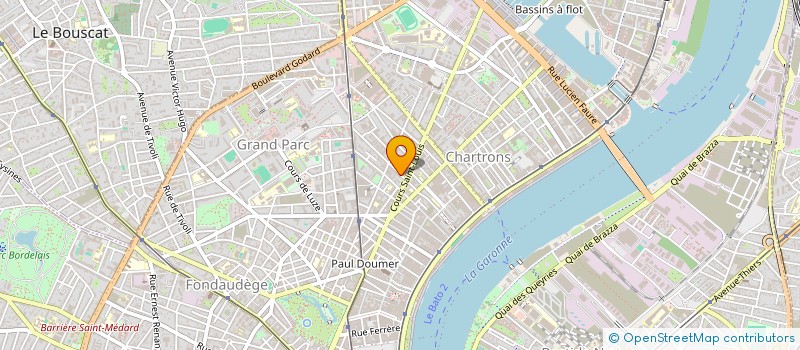 localisation de l'entreprise BLUE WHALE LABS  BORDEAUX