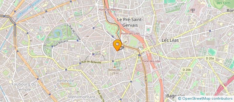 localisation de l'entreprise BLUE WHITE  PARIS