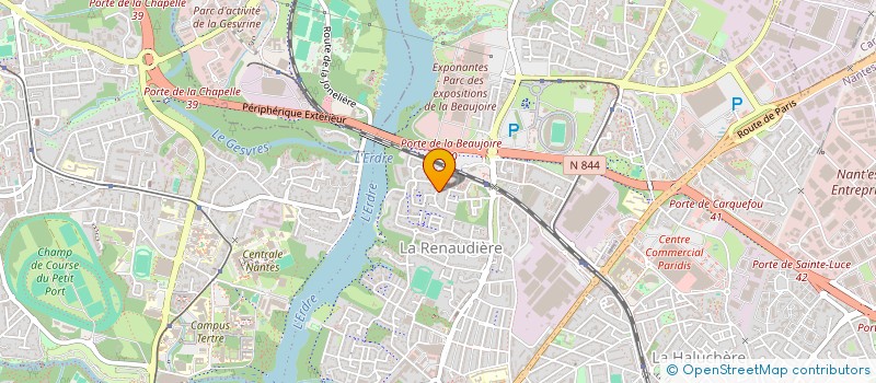 localisation de l'entreprise BLUEBABAR  NANTES