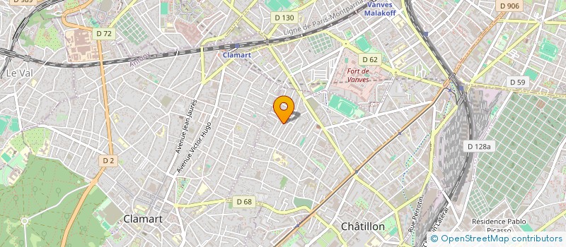 localisation de l'entreprise BLUEBERRIES LOVA  CHATILLON