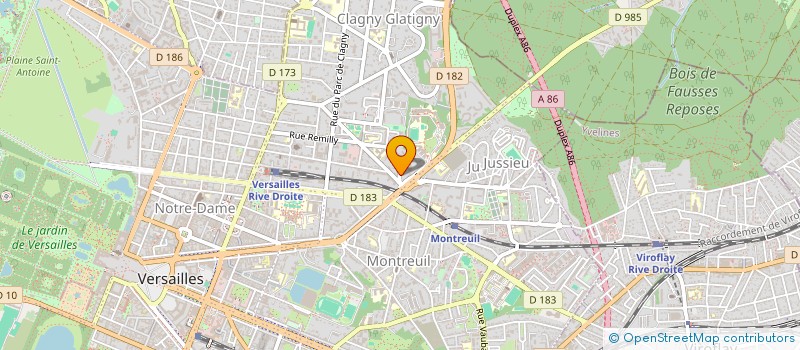 localisation de l'entreprise BLUEBERRY INTERACTIVE à VERSAILLES