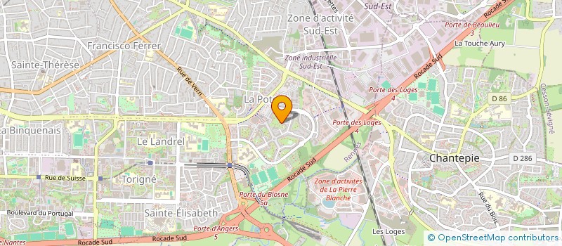 localisation de l'entreprise BLUEBIRD  RENNES