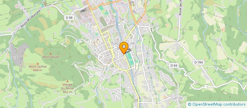 localisation de l'entreprise BLUEBIRD  BAGNERES-DE-BIGORRE