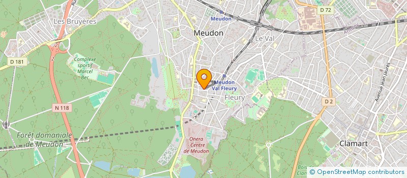 localisation de l'entreprise BLUEBIRD  MEUDON