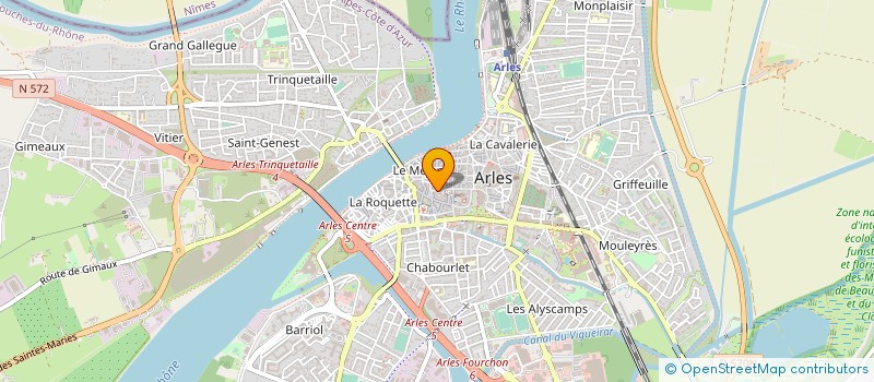 localisation de l'entreprise BLUEBIRD BOOKING  ARLES