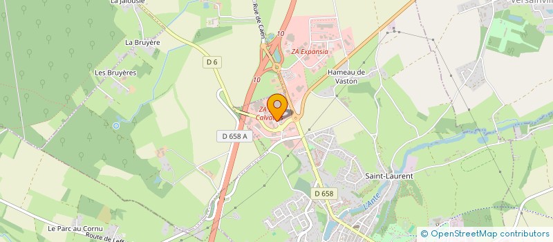 localisation de l'entreprise BLUEBIRDS à FALAISE