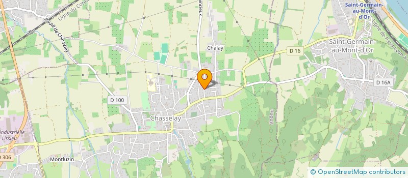 localisation de l'entreprise BLUEBLOODS  CHASSELAY