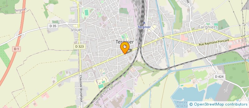 localisation de l'entreprise BLUECLIM  TERGNIER