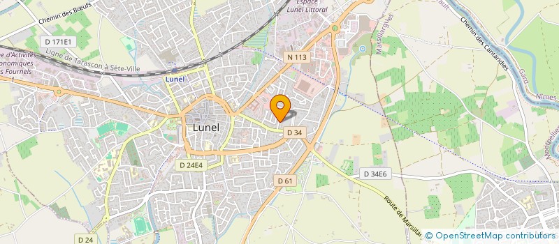 localisation de l'entreprise BLUECORE DATA EURL  LUNEL