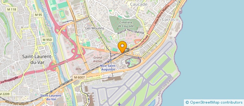 localisation de l'entreprise BLUECORE ENGINEERING  NICE