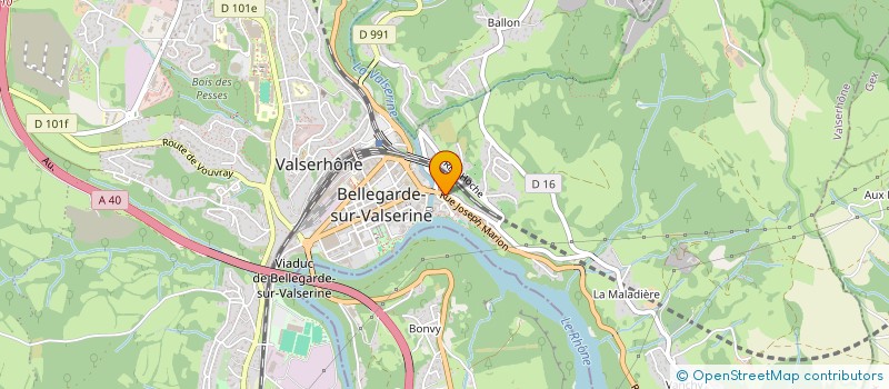 localisation de l'entreprise BLUEDAM à VALSERHONE