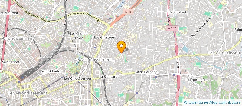 localisation de l'entreprise BLUEHIVE à MARSEILLE