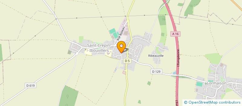 localisation de l'entreprise BLUEJEANSFRANCE  SAINT-CREPIN-IBOUVILLERS