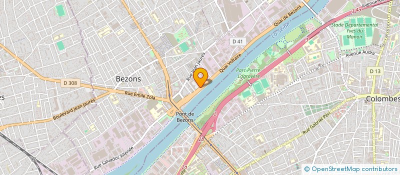 localisation de l'entreprise BLUEKIWI SOFTWARE  BEZONS