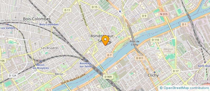 localisation de l'entreprise BLUEKOT  ASNIERES-SUR-SEINE