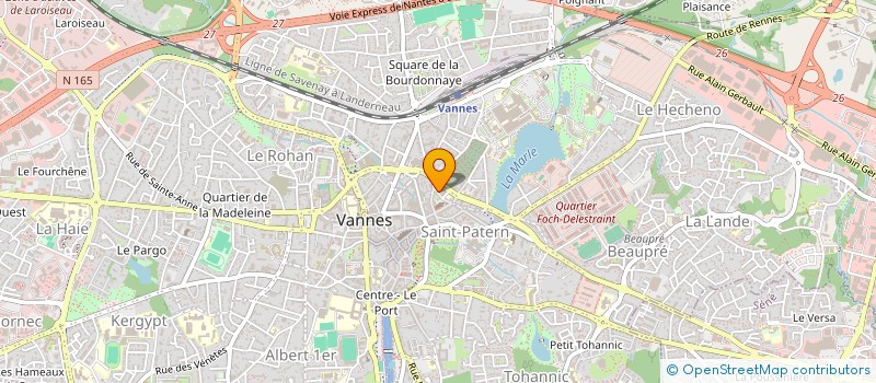 localisation de l'entreprise BLUELEPHANT à VANNES