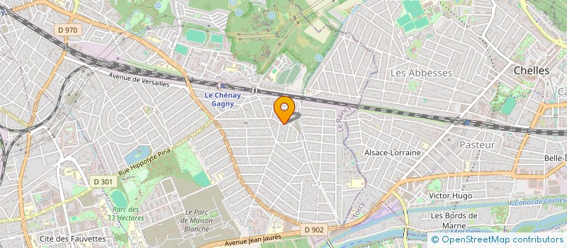 localisation de l'entreprise BLUELINKS  GAGNY