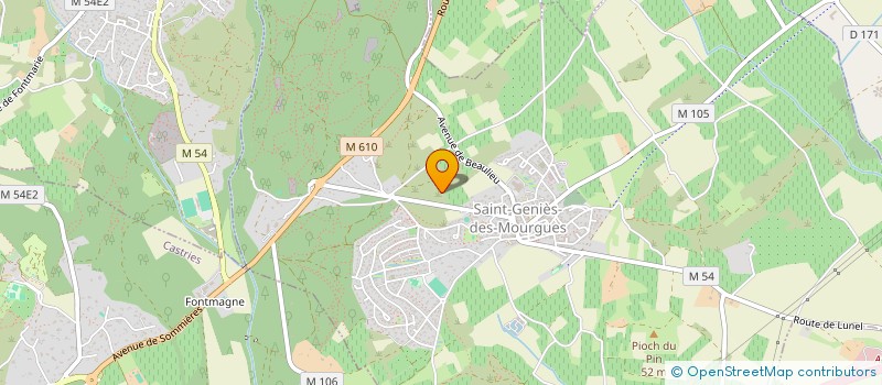 localisation de l'entreprise BLUEMAX  SAINT-GENIES-DES-MOURGUES