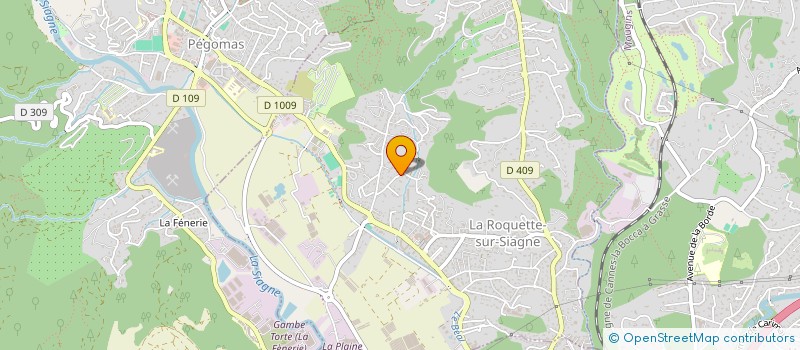 localisation de l'entreprise BLUEMIND LABS à LA ROQUETTE-SUR-SIAGNE