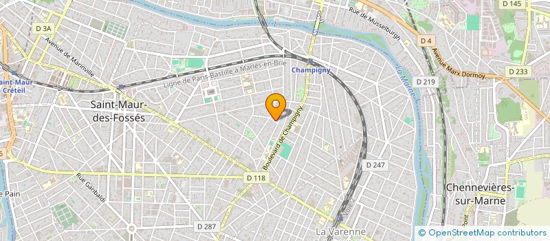 localisation de l'entreprise BLUEMOOOV INVEST à SAINT-MAUR-DES-FOSSES