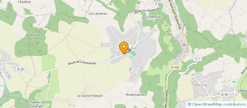 localisation de l'entreprise BLUENERGY  MAUBEC